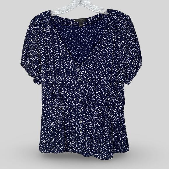 J.Crew Star Print Button Down Top - Picture 1 of 5